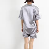 パジャマセットアップ シルク風 部屋着 | Miniministore | 詳細画像17