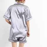 パジャマセットアップ シルク風 部屋着 | Miniministore | 詳細画像18