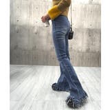 フレアパンツ デニムパンツレディース美脚 | Miniministore | 詳細画像19 