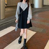 ドッキングワンピース ミニ フレアワンピ | Miniministore | 詳細画像6