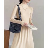 ミドル丈ニットワンピースハイネックワンピ | Miniministore | 詳細画像5