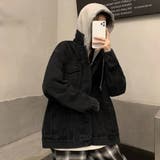 韓国デニムジャケット フード付き 大きい | Miniministore | 詳細画像9 