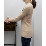 フリルニットトップス プチハイネック無地 | Miniministore | 詳細画像11 