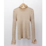 フリルニットトップス プチハイネック無地 | Miniministore | 詳細画像13 