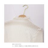フリルニットトップス プチハイネック無地 | Miniministore | 詳細画像18 