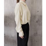 レースストール付きクレープシャツ 韓国風 | Miniministore | 詳細画像18 