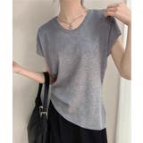 ニットTシャツ レディース 韓国風 夏服 | Miniministore | 詳細画像2 