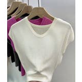 ニットTシャツ レディース 韓国風 夏服 | Miniministore | 詳細画像22 