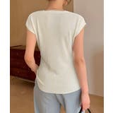 ニットTシャツ レディース 韓国風 夏服 | Miniministore | 詳細画像9 