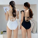 フリルショルダーワンピース水着レディース | Miniministore | 詳細画像6
