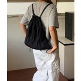 ギャザーナップサック韓国風 軽量リュック | Miniministore | 詳細画像4