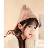 リブニット帽秋冬 シンプルニットビーニー | Miniministore | 詳細画像17 