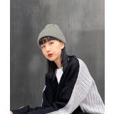 リブニット帽秋冬 シンプルニットビーニー | Miniministore | 詳細画像6 