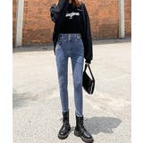 デニムパンツ ハイウエストタイトジーパン | Miniministore | 詳細画像3 