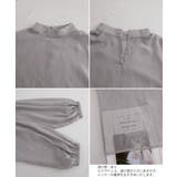 ボリュームスリーブ シアーブラウス透け感 | Miniministore | 詳細画像29