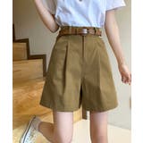 ベルト付きショートパンツ タック入り夏服 | Miniministore | 詳細画像13 