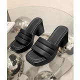 ミュール厚底サンダルスクエアトゥ 韓国風 | Miniministore | 詳細画像28