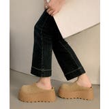 厚底サボサンダル ニットメッシュミュール | Miniministore | 詳細画像11 