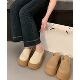 厚底サボサンダル ニットメッシュミュール | Miniministore | 詳細画像12 