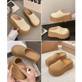 厚底サボサンダル ニットメッシュミュール | Miniministore | 詳細画像18 