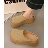 厚底サボサンダル ニットメッシュミュール | Miniministore | 詳細画像8 