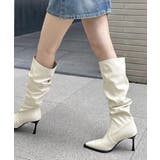 ポインテッドトゥロングブーツピンヒール靴 | Miniministore | 詳細画像21