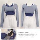 ヨガトップス カップ付スポーツウェア長袖 | Miniministore | 詳細画像3 