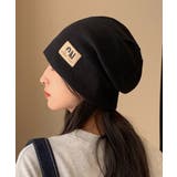 リブニット帽 ロゴビーニー暖かい韓国風 | Miniministore | 詳細画像2