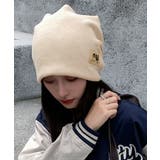 リブニット帽 ロゴビーニー暖かい韓国風 | Miniministore | 詳細画像6