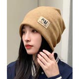 リブニット帽 ロゴビーニー暖かい韓国風 | Miniministore | 詳細画像9