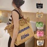 フリンジ キャンバストートバッグ 大容量 | Miniministore | 詳細画像1