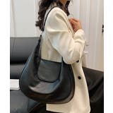 ホーボーバッグ黒フラップショルダーバッグ | Miniministore | 詳細画像9 