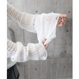 ダメージニットトップス 透かし編みニット | Miniministore | 詳細画像23