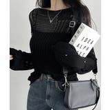 ダメージニットトップス 透かし編みニット | Miniministore | 詳細画像8