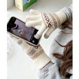 スマホ対応ジャガード手袋 ノルディック柄 | Miniministore | 詳細画像3