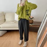 中厚手ニットカーディガン ニットセーター | Miniministore | 詳細画像12