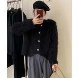 シャギーニットカーディガンふわふわ秋冬服 | Miniministore | 詳細画像5 