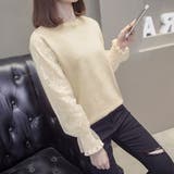 チュール袖ニットトップス レディース韓国 | Miniministore | 詳細画像11 