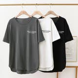 ロングtシャツ レディース 韓国 ロゴT | Miniministore | 詳細画像14 