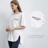 ロングtシャツ レディース 韓国 ロゴT | Miniministore | 詳細画像6 