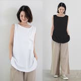 ロングタンクトップ サイドスリット 無地 | Miniministore | 詳細画像5