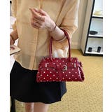 ドット柄ベルトボストンバッグ 2WAY鞄 | Miniministore | 詳細画像10