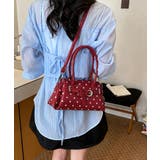 ドット柄ベルトボストンバッグ 2WAY鞄 | Miniministore | 詳細画像13