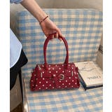 ドット柄ベルトボストンバッグ 2WAY鞄 | Miniministore | 詳細画像14