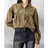 フリル衿ブラウス 長袖タックシャツ韓国風 | Miniministore | 詳細画像12