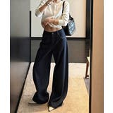 ドット柄デニムワイドパンツ ハイウエスト | Miniministore | 詳細画像11