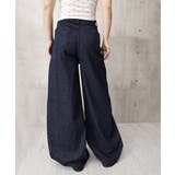 ドット柄デニムワイドパンツ ハイウエスト | Miniministore | 詳細画像15