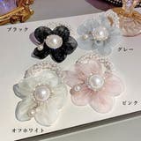 シュシュ レディースお花ヘアアクセサリー | Miniministore | 詳細画像2