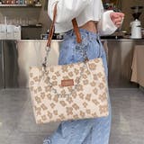 花柄 スクエアトートバッグ レディース オフィスカジュアル | Miniministore | 詳細画像12