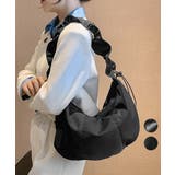 ギャザーナイロンバッグ PUレザートート | Miniministore | 詳細画像1 